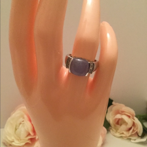 GOLD CALCEDONY RING14K - Picture 4 of 5